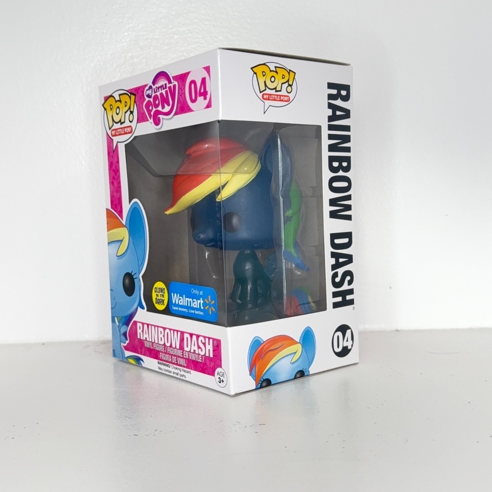 Funko Pop! Rainbow Dash #04 Glow in the Dark Walmart Exclusive My Little Pony - Picture 3 of 7